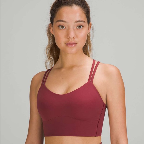 Lululemon Like a Cloud Longline Bra • Size 4 • Mulled Wine • NWOT - Picture 4 of 6